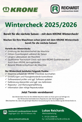 Krone Wintercheck 2025/2026 bei Reichardt